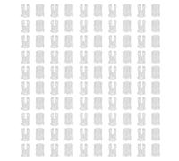 Abat-jour LED Transparent en Nylon, 3mm, 100 Pièces, Guide de Lumière pour Lampes à Diode Électroluminescente, Blanc