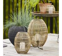 Abat-jour « Linde », beige, pour douille E27, env. 30 x 46 cm