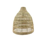 Abat jour naturel FREYA LONG en herbe marine style bohème H56cm pour monture électrique E27
