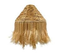Lumisky Abat-jour naturel LEONORA INDOOR en jacinthe d'eau style bohème H52 cm pour monture E27