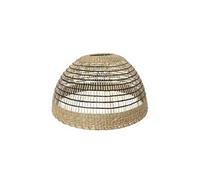 Abat jour naturel CESARE en herbe marine style bohème H19cm pour monture électrique E27