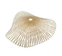 Lumisky Abat-jour naturel LAIA en bambou style bohème D55 cm pour monture électrique E27
