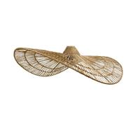 Abat jour naturel seul MARBELLA H14cm