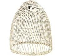 Lumisky Abat-jour PAULO naturel en rotin style bohème H45cm pour monture électrique E27