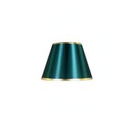 Abat-jour nordique moderne en tissu + PVC - Décoration pour la maison et l'hôtel - Pour culot E27 - Vert - 26 cm