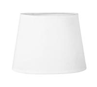 Abat-jour - Ovale - Blanc - Pour lampe - Base 20,5 cm - Culot E14 - Salon - Chambre