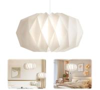 Abat jour Papier,Abat Jour Plafond Papier Artisanat,Cache Ampoule Plafond Pliable,Pour Les Chambres à Coucher,Les salons,Les Cafés