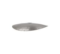 Abat-jour plat en fer argent brossé HDHatt