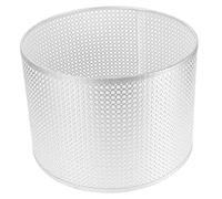 Abat-jour Plissé en Tissu Argenté pour Lampe de Table E27 | Structure Simple, Métal et Tissu, Installation Facile, Usage Maison et Étude, Ambiance Cosy