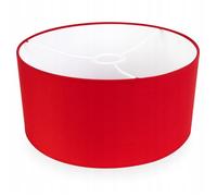 Light-Home Abat-jour Matero - Abat-jour moderne pour lampe de table de plafond - pour chambre à coucher, salon et cuisine style loft moderne - tissu - pour E27 avec 1 point de lumière rouge 40 cm