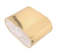 Abat-jour pour Lampe de Table E27 en Tissu, Teinte Claire, Or | Abat Jour Vendu Seul, Installation Facile, Ambiance Chaleureuse, pour Bureau et Étude, Tube Dé 4cm Style Aléatoire