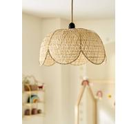 Abat-jour pour suspension bambou CHAMPÊTRE beige doré TU