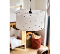 Abat-jour pour suspension pois brodés Petits Pois beige / multicolore TU