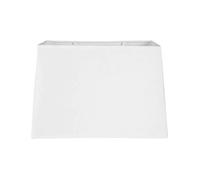 OSTARIA 98716 Abat-jour Rectangle Culot E27 H20cm Blanc Dim : 30x14.5xH20cm