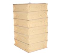 Abat-jour Rectangulaire Pliable en Papier Bambou Beige, Lumière Douce | Décoratif Texturé pour Table et Intérieur, Style Suspendu, Pliable, Portable, Responsabilité Environnementale