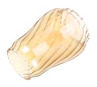 Abat-jour Résistant à Chaleur en Verre Orange de Luminaire pour Camping | Léger et Portable, Installation Facile, pour Éclairage Extérieur et Aventures