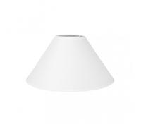 OSTARIA 93095 Abat-jour Rond Blanc Base 30cm Dim : D30xH18.5cm