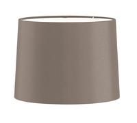 Abat-jour rond textile plastique cappuccino marron Accessoires Pièce détachée pour 8997.01.32.0000 , DxH 25 x 18,5 cm