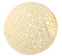 Abat Jour Rotin Boule 15cm en Papier, Abat Jour Suspendu Décoratif | Abat-jour de Plafond au Style Boho, Plafonnier Chambre, Lampe Rotin pour Éclairage Intérieur Doux, Décoration Simple