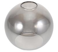Abat-jour Sphérique en Verre Fumé, Demi-sphère à Large Ouverture | Texture Bullée Élégante, Lumière D’ambiance Douce, pour Suspensions et Appliques Murales