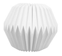 Abat-jour Suspendu Pliable en Papier Blanc pour Ambiance Noël élégante | Structure Plissée en Fer, Format Portable, Couvre les Ampoules Nues, Compatible LED de Moins de 30 W, Décoration