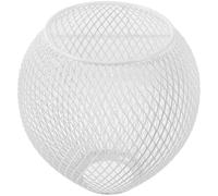 Abat-jour Suspendu Rétro en Métal Blanc, Forme Goutte Ajourée | Fer à Maillage, Diamètre du Trou 42mm, pour Lampe Pendante et Murale, Style Vintage
