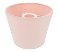Abat-jour Tambour en Tissu Rose E27 pour Lampe de Table, Chambre | Lampe Bureau Rose, Forme Ronde Moderne, Plastique et Métal, Lumière Douce, Compatible Douille, Lecture Nocturne