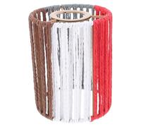 Abat-jour Tissé Cylindre Mini en Papier Corde et Fer pour E27 | Style Moderne Minimaliste, Léger et Robuste, pour Entrée, Café, Lampadaire et Usage Commercial