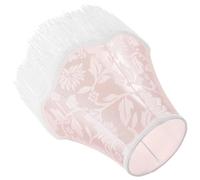 Abat-jour Vintage en Tissu Rose Frange, Rechange E27