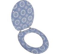 vidaXL Abattant de WC avec Couvercle Design Porcelaine Cuvette de WC Toilette