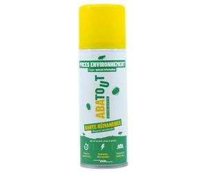 ABATOUT - Laque Anti-puces - aérosol Auto-vidant - 150 ML | Spécial infestations - diffusion automatique pour un traitement homogène - efficace jusqu'à 8 mois