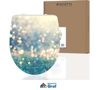 Schuette Abattant WC Magic Light – frein de chute, déclipsable pour nettoyage aisé, Duroplast
