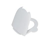 Abattant de toilettes VitrA Sento Kids 133-003-009 avec poignées latérales, charnières, couvercle et anneau d'abattant, blanc brillant