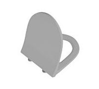 Abattant de toilettes VitrA Sento Slim Wrap 130-476R009 36,8 x 45,2 cm, avec mécanisme de fermeture amortie et fixation rapide, gris pierre mat