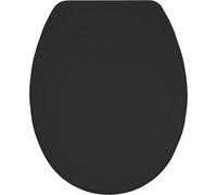 Abattant de WC à fermeture standard Bemis Jersey thermoplastique noir