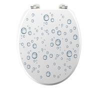 Abattant WC Imprimé Bubble 46cm Blanc