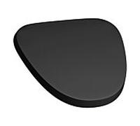 Abattant d'urinoir Laufen VILA 2.0 H8941437160001 297 x 326 x 35 mm, avec mécanisme de fermeture amortie, noir mat