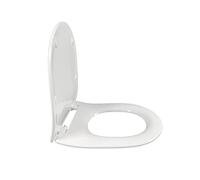 Abattant Jacob Delafon Odeon Rive Gauche E24889-00 Thermodur extra-plat abaissement progressif. Charnières métalliques. Compatible avec les toilettes de la collection Odéon Rive Gauche. Couleur :