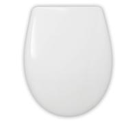 Abattant pour WC Roca Victoria, charnière en acier inoxydable, matériau Duroplast, couleur blanche