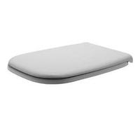Abattant standard duravit d-code compact, blanc charniere inox ref. 67310099 Blanc G