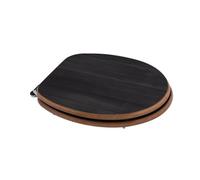 ABATTANT UNIVERSEL EN MDF POUR TOILETTES EN CHÊNE FONCÉ