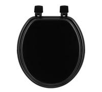 Abattant WC 17 pouces - Attaches plastiques - Tendance - Noir