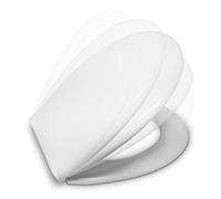 ABATTANT WC À FERMETURE AMORTIE | FORME O UNIVERSELLE | SIÈGE DE TOILETTE
