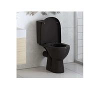 vidaXL Abattant WC 145022 – Siège de toilette à fermeture en douceur, libération rapide Noir