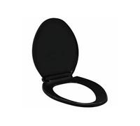 vidaXL Abattant WC 145020 à fermeture en douceur Noir