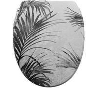 Abattant WC avec frein de chute et libération rapide Palmera - Montage facile par le haut