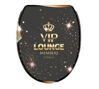 Abattant WC avec frein de chute et libération rapide VIP Lounge - Montage facile par le haut