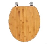 5five Simply Smart Siège de WC Bamboo en bambou, zinc, marron - 174549