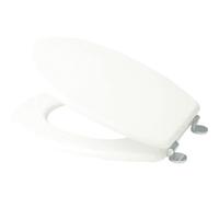 Abattant wc - Blanc - Charnières inox - MDF MSV