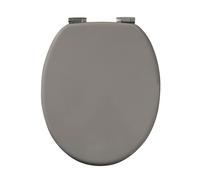 Abattant WC bois moulé, taupe